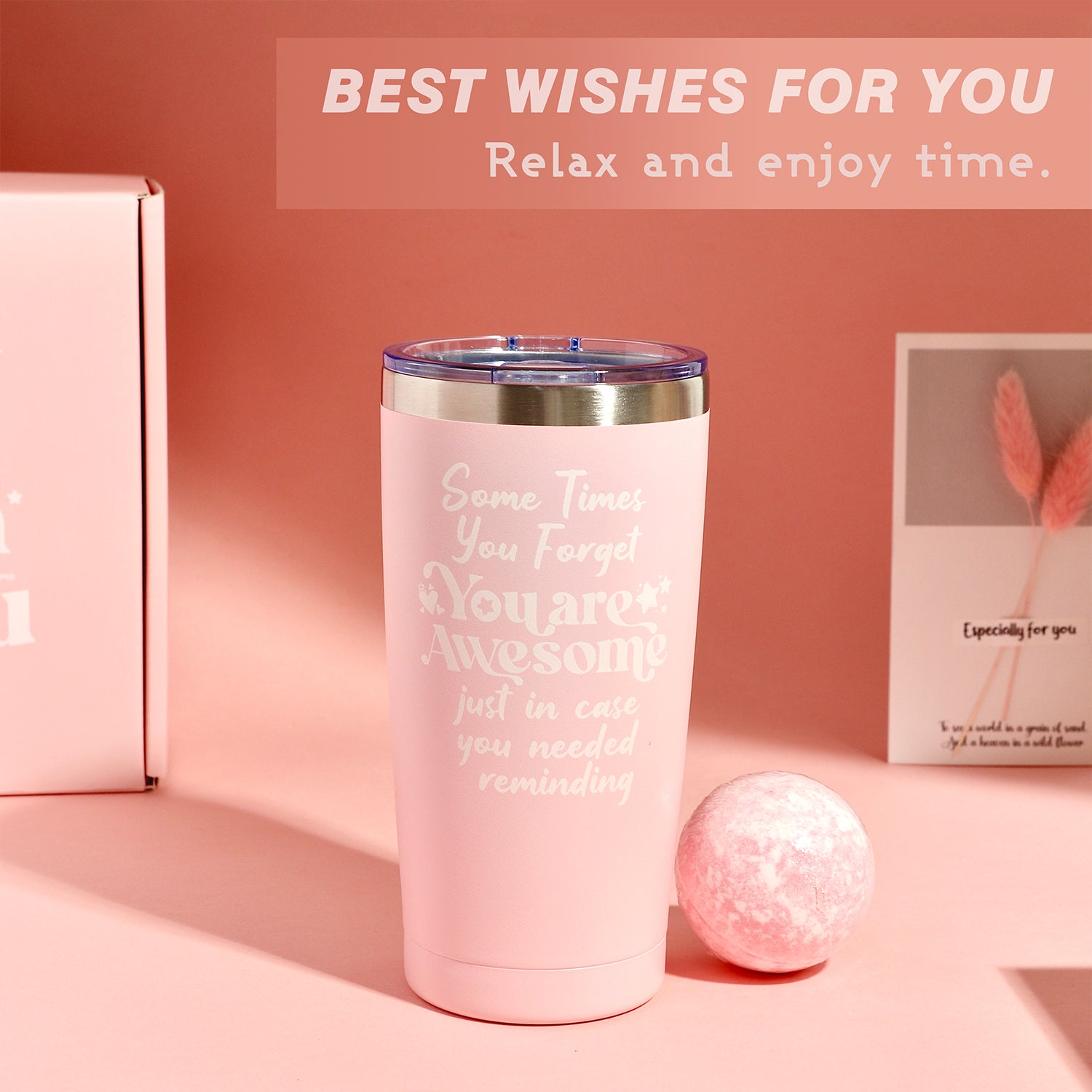 Cadou femei "Pink Best Wish For You"