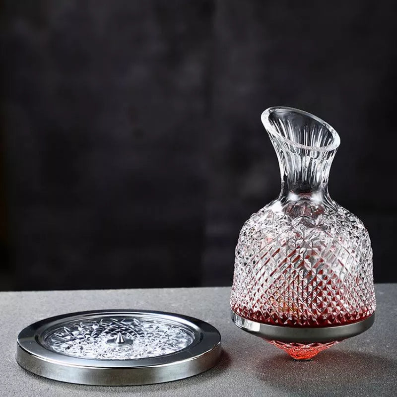 decantor cu margine argintie