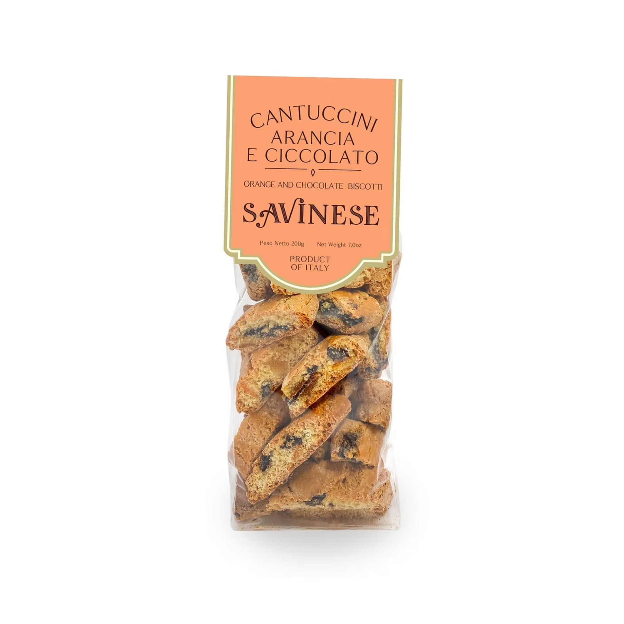 cantuccini portocala si ciocolata savinese 200g