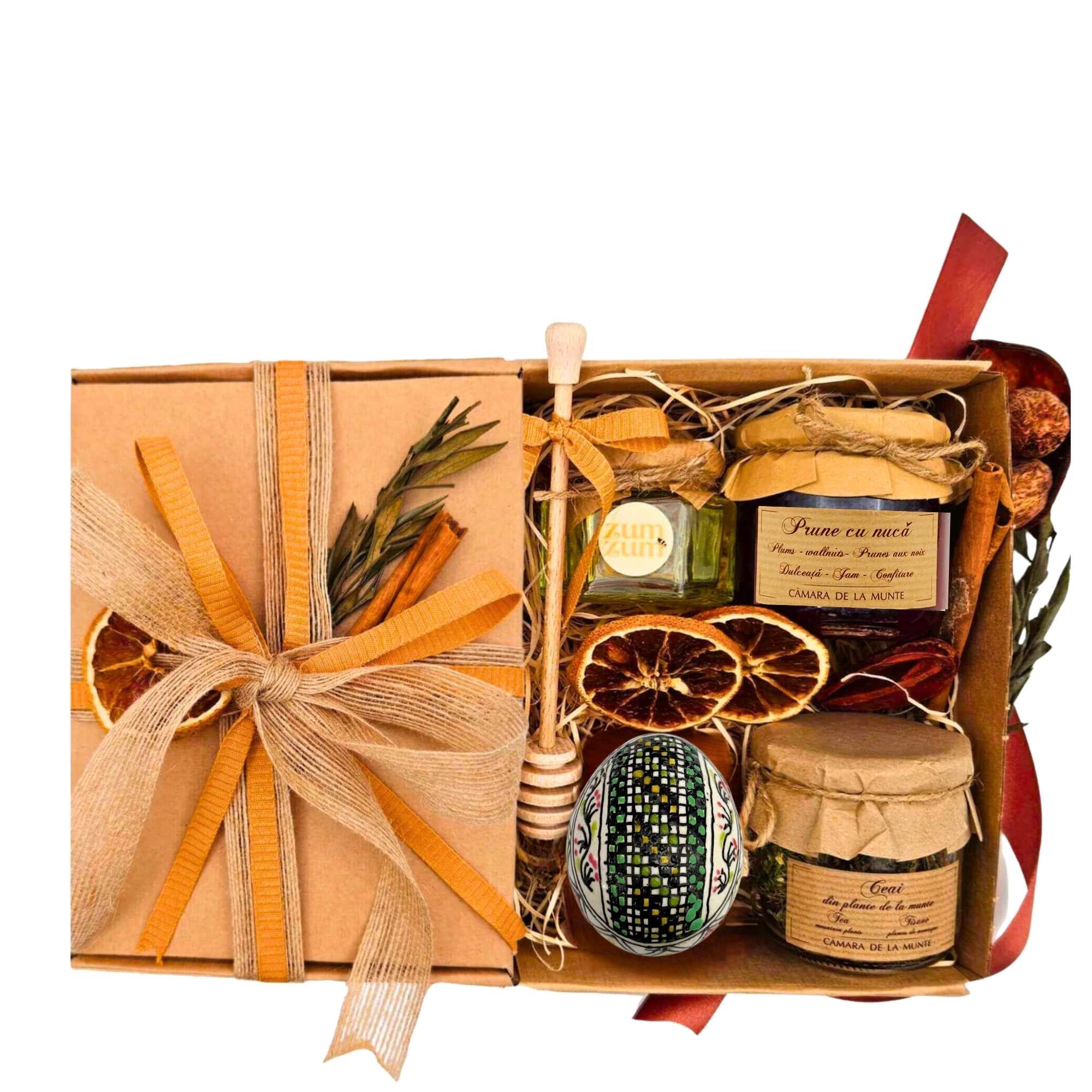 cosuri cadou paste corporate cu miere dulceață și ou încondeiat