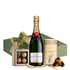 Șampanie Moët Imperial Brut cu praline Laurence și Cannoli Di Sicilia într-un coș premium