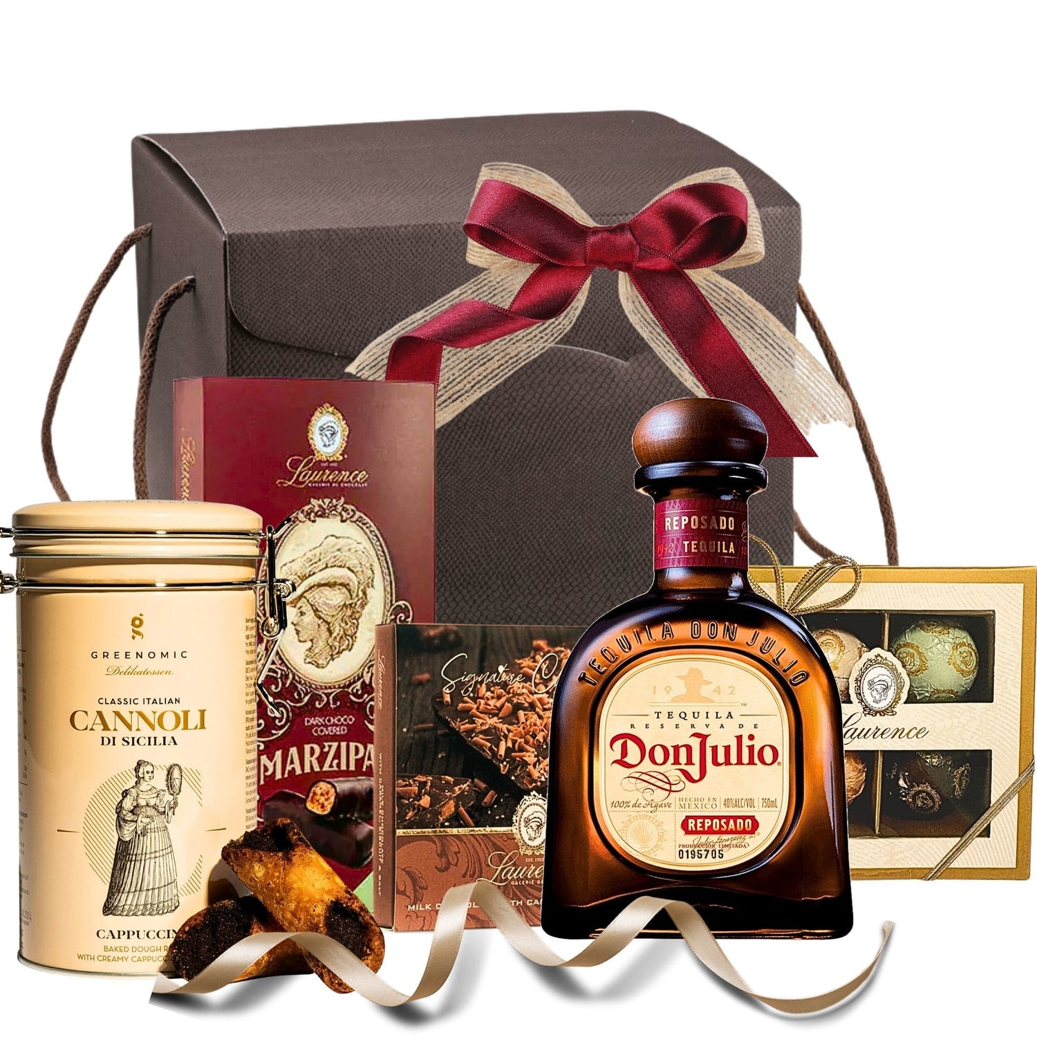 Set Cadou Tequila Experience cu Don Julio Reposado și deserturi fine în cutie elegantă