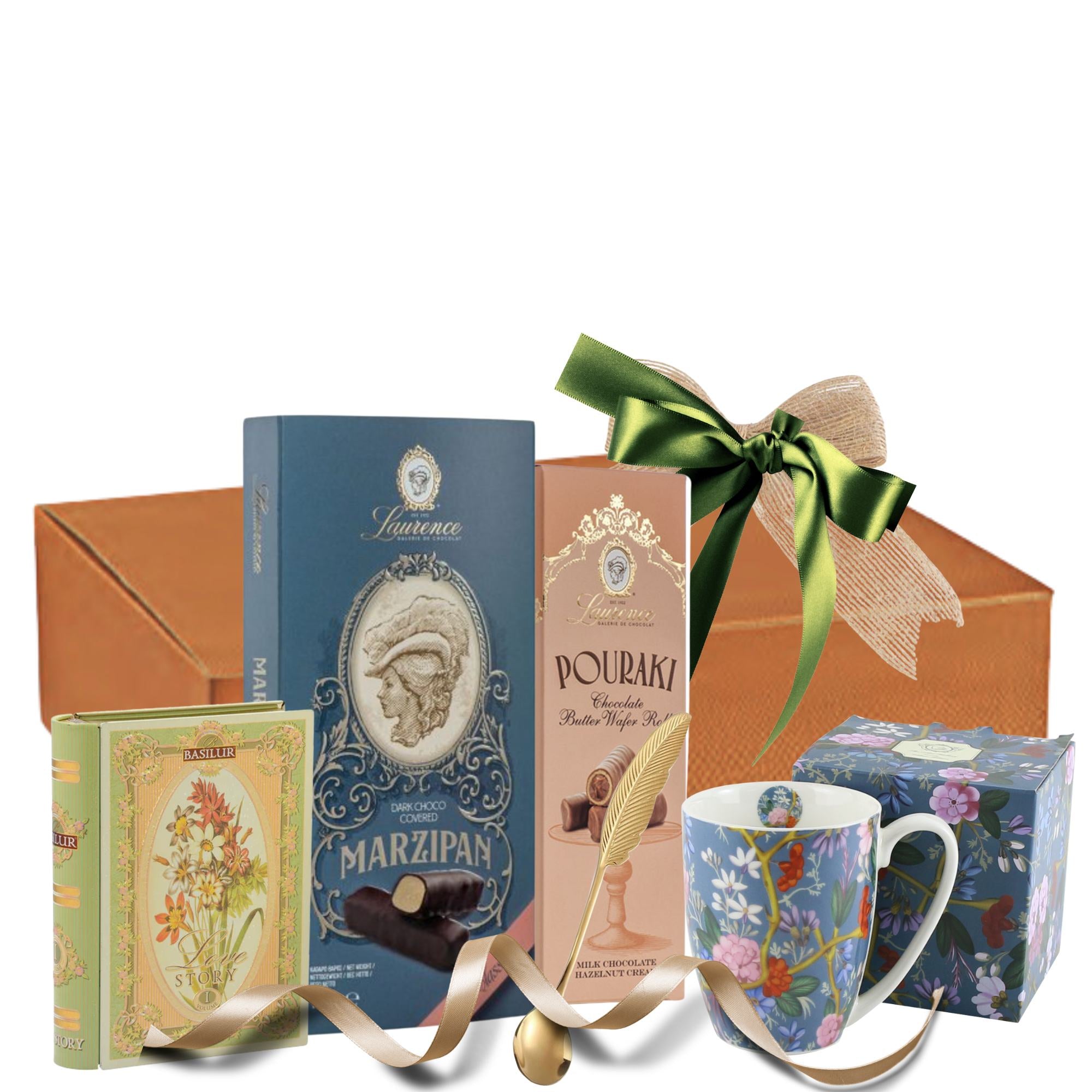 Seturi cadou 8 martie cu ceai Basilur si ciocolata premium