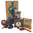 Set Tea & Art Deco cu ceai Basilur Tea Book, bust african decorativ, cană William Morris și cutie cadou premium
