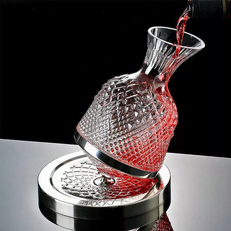 Decantor de bauturi rotativ