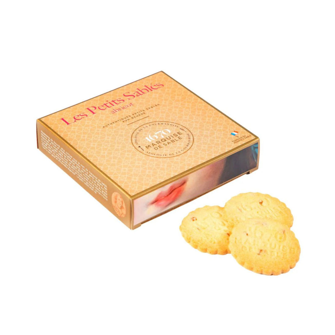 biscuiti sables cu unt si caise la sablesienne 100g
