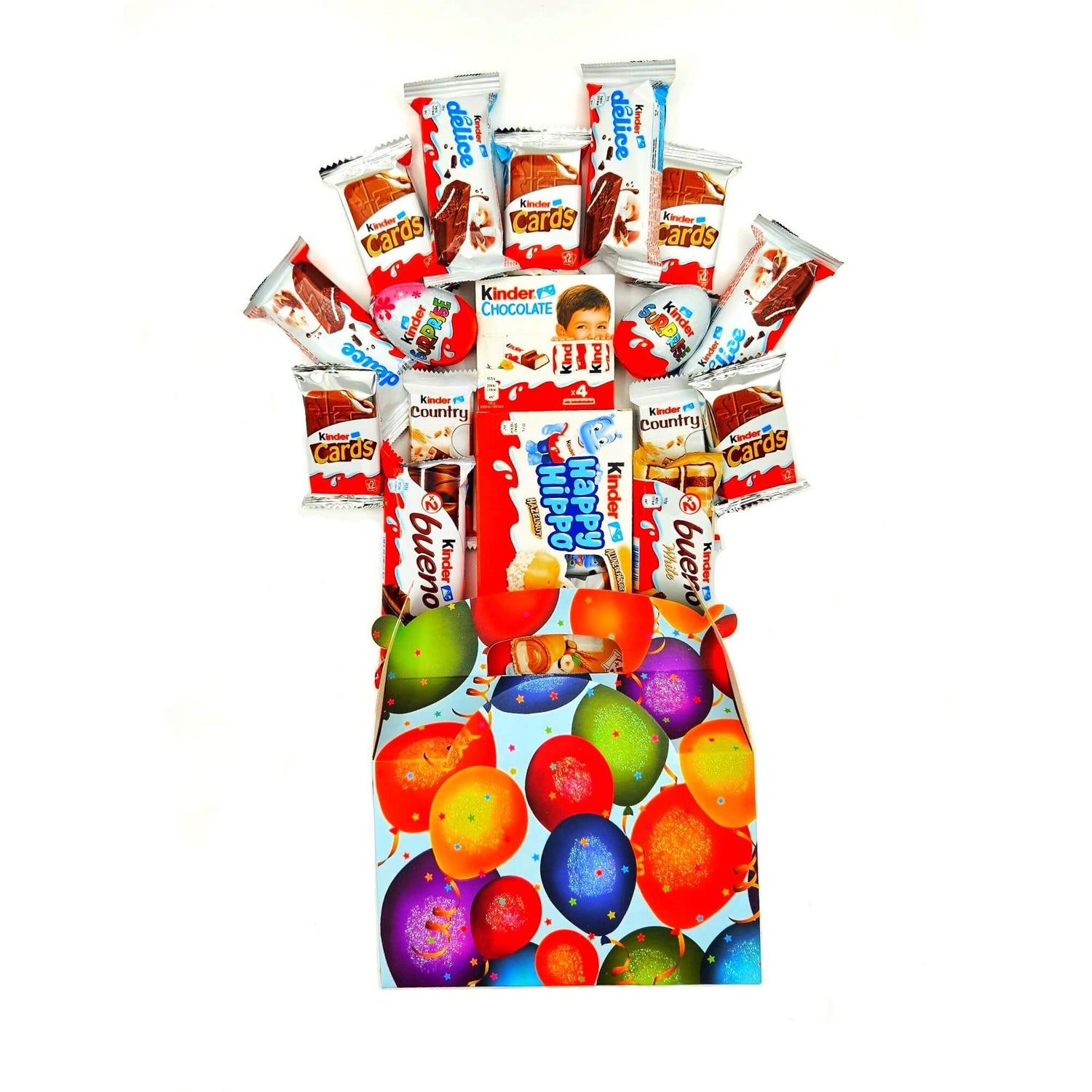 Cutie Cadou Sweets &amp; Balloon Fun cadou pentru femei barbati si companii cadou craciun cadou paste