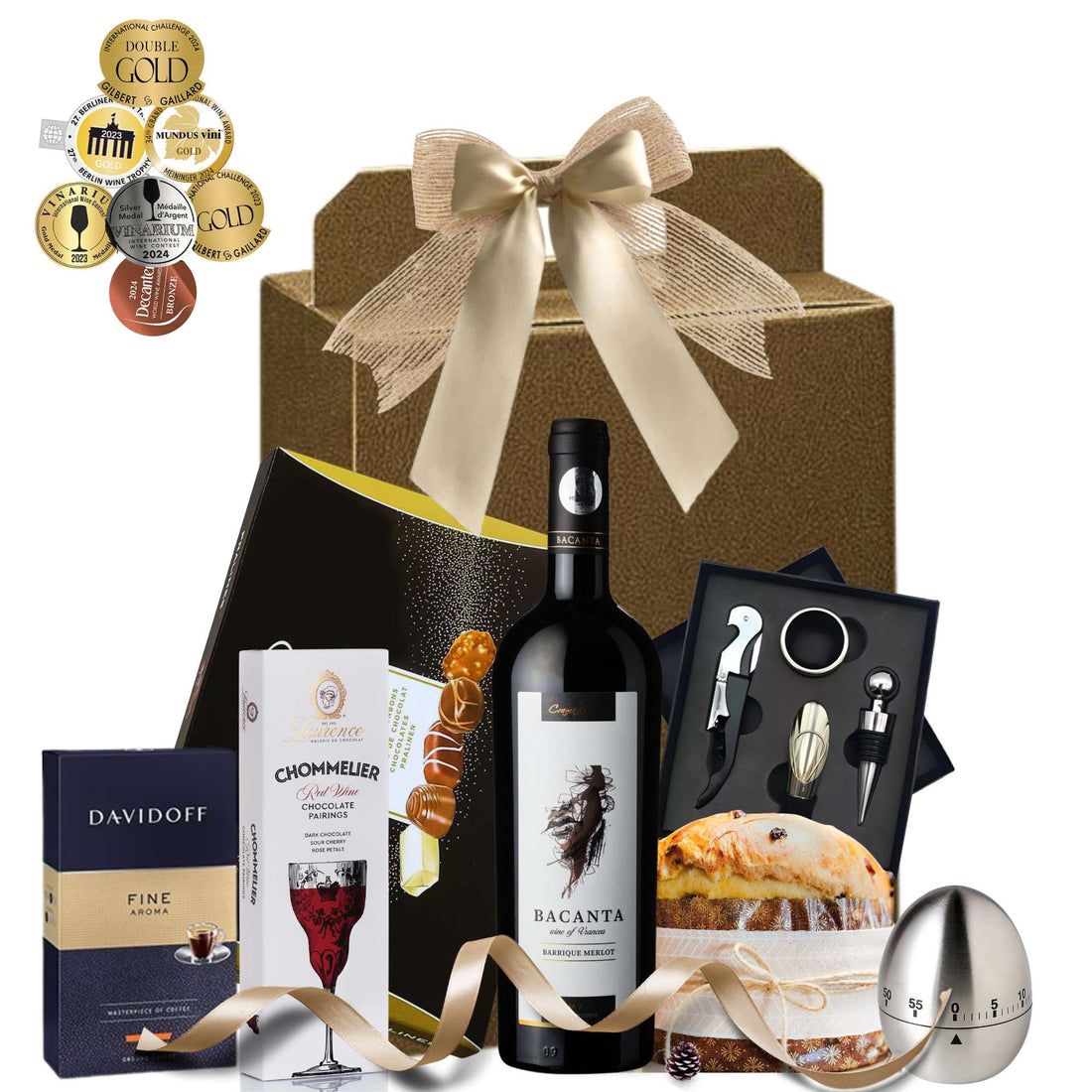 cadou barbati paste cu vin premium si set accesorii vin