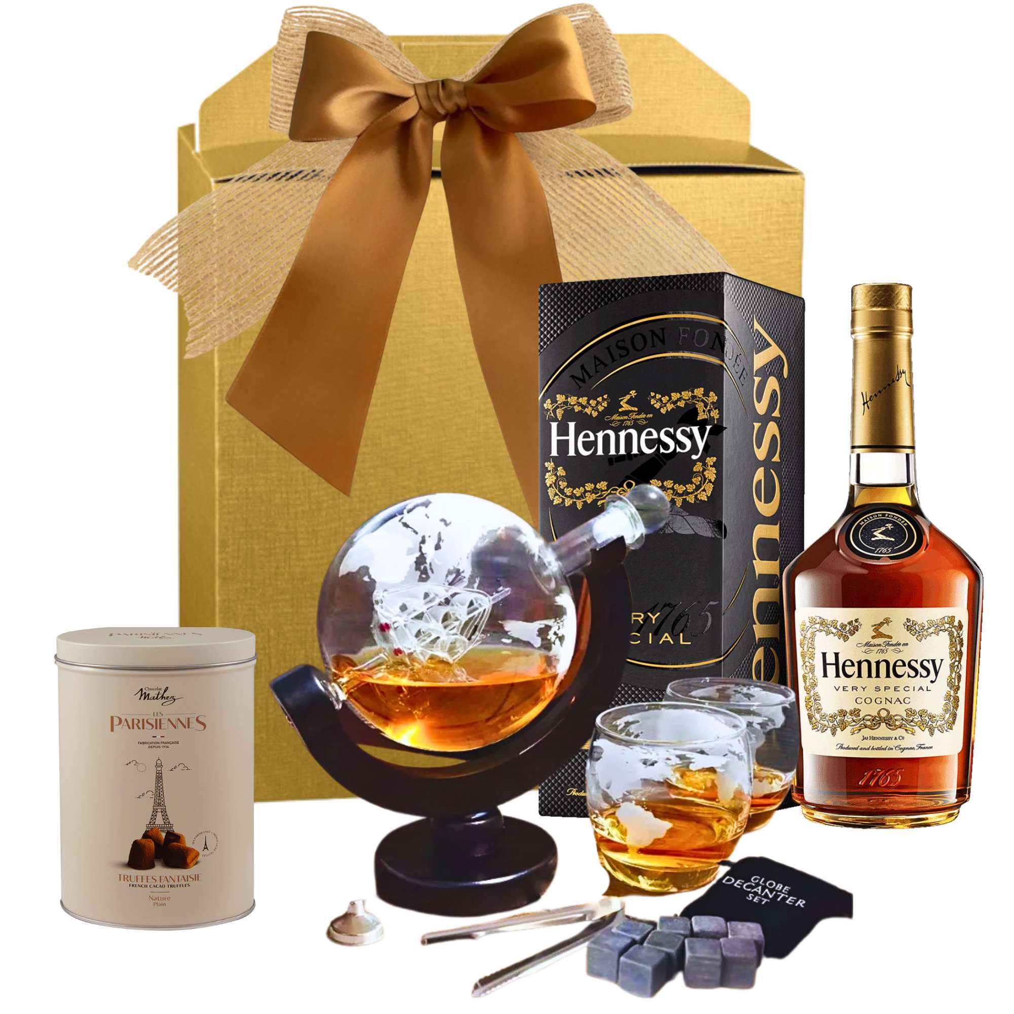 【camus】【Hennessy】 4本set Cadouri de Paste pentru Barbati Hennessy Gift Set | House of Gifts