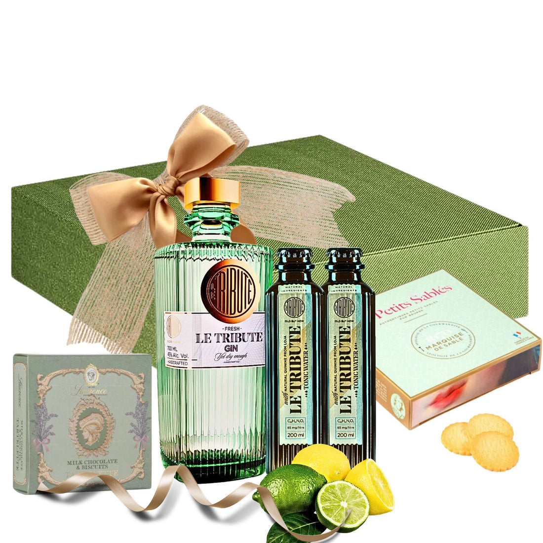 cadouri paste femei cu gin le tribute tonic amalfi si praline de ciocolata