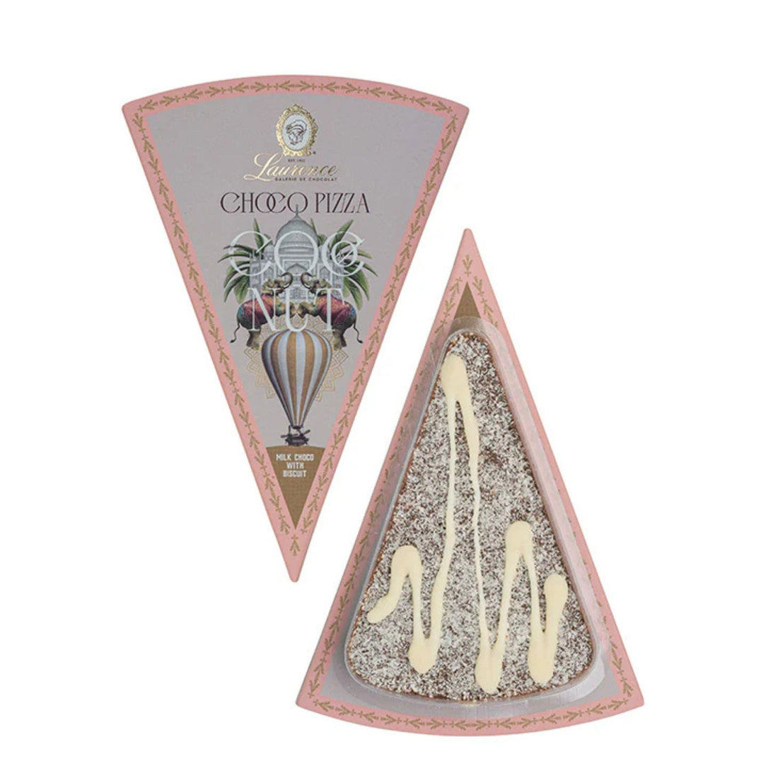 choco pizza ciocolata cu lapte biscuiti si cocos Laurence