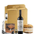 Cutie Gourmet & Vintage Collection cu vin Cricova Cabernet Sauvignon Vintage, panettone, decantor arcuit și ciocolată Laurence
