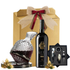 Luxury Sommelier Set cu vin Gitana Lupi, decantor rotativ, set accesorii și ciocolată Laurence în cutie premium