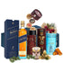 Cadou Whisky Distinction cu Johnnie Walker Blue Label și delicii Mathez & Royal Laurence într-o cutie festivă