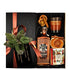 Cadou Crăciun Whisky The Deacon cu lumânare Orange Blossom și ceai Basilur într-o cutie festivă