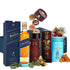 Cadou Whisky Distinction cu Johnnie Walker Blue Label și delicii Mathez & Royal Laurence într-o cutie festivă