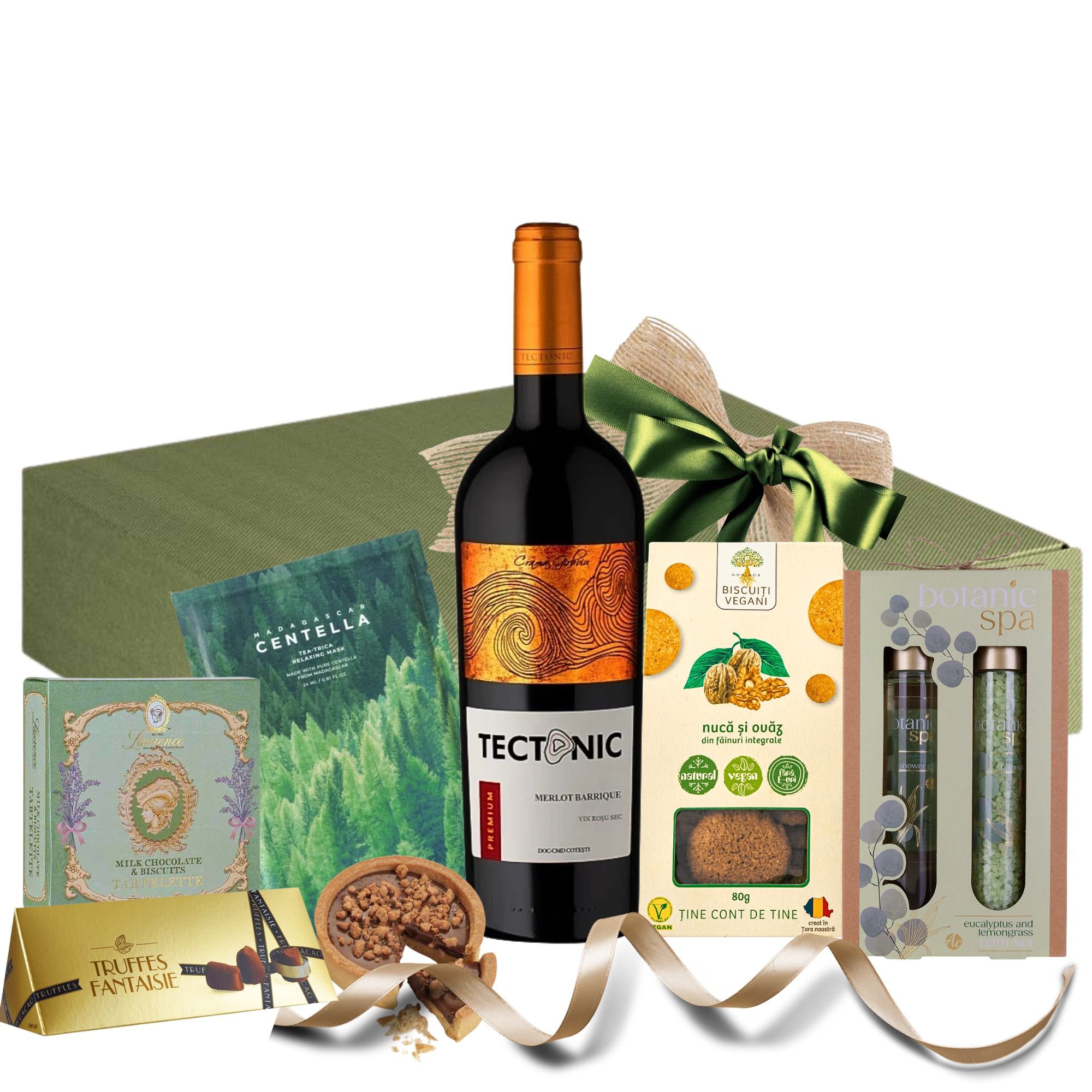 Set 8 martie cu vin barrique si produse spa premium