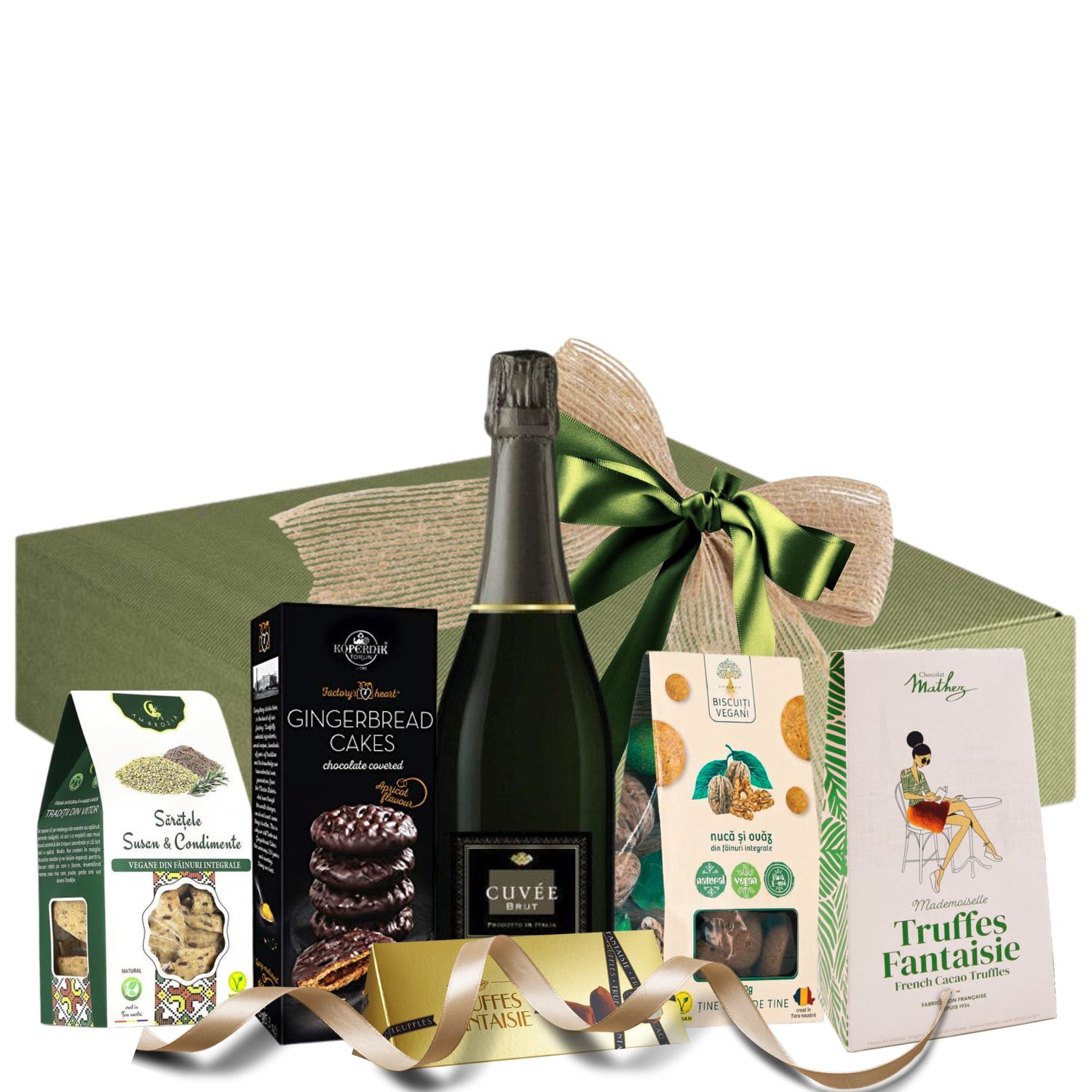 Cadouri femei 8 martie cu vin spumant si trufe premium