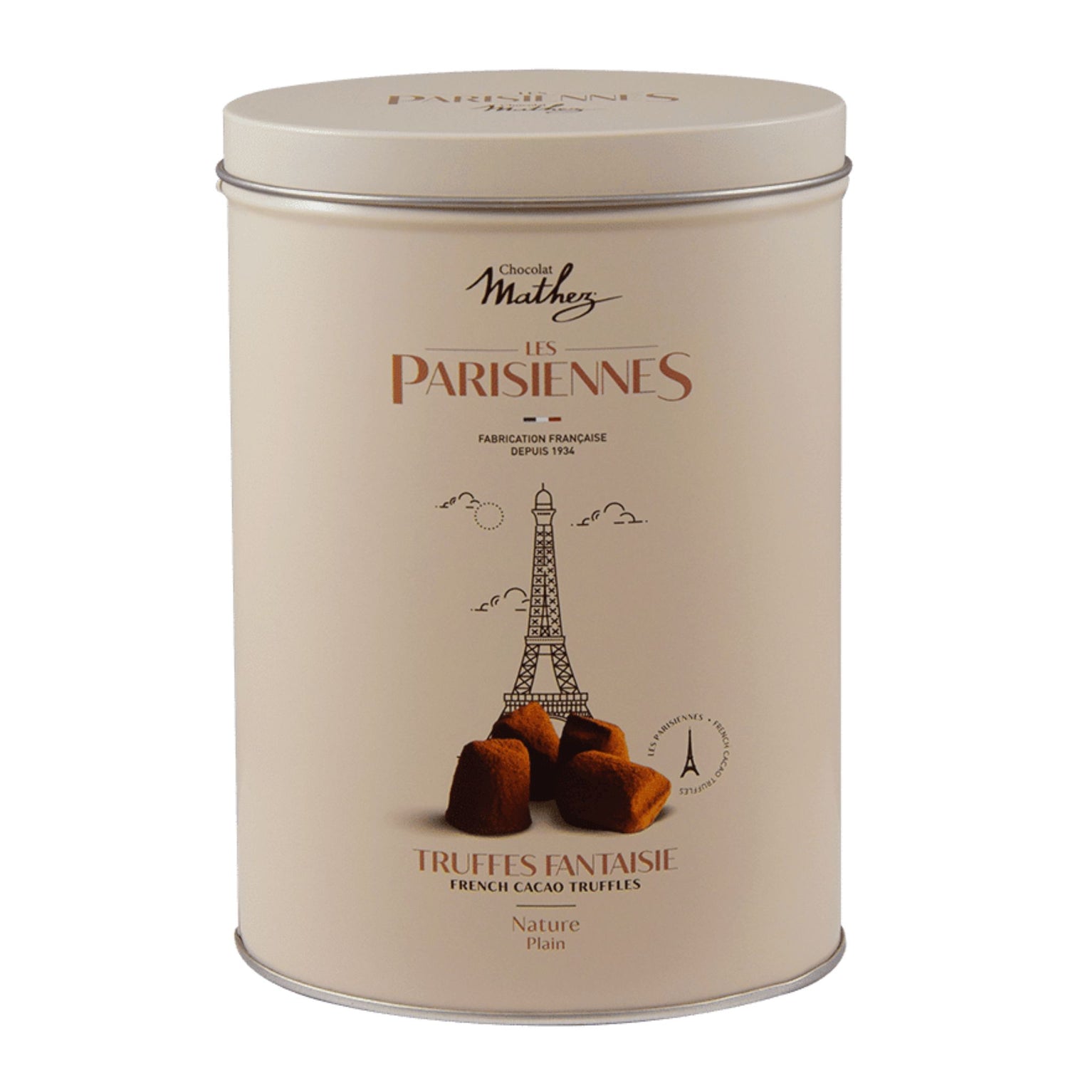 trufe ciocolata nature les parisiennes mathez 200g
